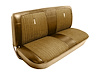 Bench Seat Upholstery for 1967-1972 Ford F-100/F-250/F-350 Standard Cab Truck [Saddle Oxen Grain, Oak Interlude Cloth] - image 1