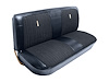Bench Seat Upholstery for 1967-1972 Ford F-100/F-250/F-350 Standard Cab Truck [Navy Blue Madrid, Dark Blue Encore Velour] - image 1