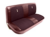 Bench Seat Upholstery for 1967-1972 Ford F-100/F-250/F-350 Standard Cab Truck [Maroon Madrid, Burgundy Encore Velour] - image 1