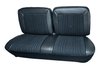 Front and Rear Bench Seat Upholstery for 1978-1979 Ford Bronco [Madrid Vinyl, Medium Blue] - image 2