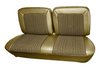 Front and Rear Bench Seat Upholstery for 1978-1979 Ford Bronco [Sandalwood Madrid Vinyl/Sand Beige Montana Vinyl] - image 3