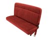 Vinyl Front High Back and Rear Bench Seat Upholstery for 1980-1986 Ford Bronco [Corinthian Vinyl, Red] - image 3