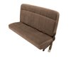 Vinyl Front High Back and Rear Bench Seat Upholstery for 1980-1986 Ford Bronco [Corinthian Vinyl, Ginger/Dark Saddle] - image 3