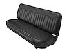 Bench Seat Upholstery Fits Select 1980-1986 Ford F-Series Standard Cab Truck [Corinthian Grain Vinyl, Black] - image 1