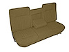 Bench Seat Upholstery for 1987-1991 Ford F-150/F-250/F-350 Standard Cab Truck [w/Center Arm Rest, Sandalwood Corinthian] - image 1