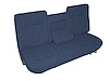 Bench Seat Upholstery for 1987-1991 Ford F-150/F-250/F-350 Standard Cab Truck [w/Center Arm Rest, Medium Blue/Royal] - image 1