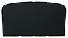 ABS Plastic Headliner for 1967-1972 Ford F-100, F-250 Standard Cab Truck [Foambacked Corinthian Grain Vinyl, Black] - image 1