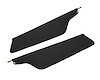 Sun Visors for 1967-1969 Ford F-100, F-250, F-350 Truck [Crater Grain Vinyl, Black] - image 1