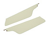 Sun Visors for 1967-1969 Ford F-100, F-250, F-350 Truck [Crater Grain Vinyl, White] - image 1