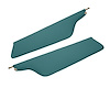 Sun Visors for 1967-1969 Ford F-100, F-250, F-350 Truck [Crater Grain Vinyl, Turquoise] - image 1