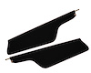 Sun Visors for 1970-1972 Ford F-100, F-250, F-350 Truck [Crater Grain Vinyl, Black] - image 1