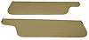 Sun Visors for 1973-1979 Ford F-100, F-250, F-350 Truck, 1978-1979 Ford Bronco [Corinthian Grain Vinyl, Sandalwood] - image 1