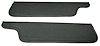 Sun Visors for 1973-1979 Ford F-100, F-250, F-350 Truck, 1978-1979 Ford Bronco [Corinthian Grain Vinyl, Charcoal] - image 1