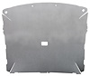 ABS Plastic Headliner for 1987-1996 Ford F-150, F-250 Standard Cab Truck [Uncovered]