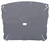 ABS Plastic Headliner for 1987-1996 Ford F-150, F-250 Standard Cab Truck [Foambacked Cloth, Medium Opal] - image 1
