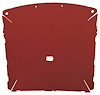 ABS Plastic Headliner for 1987-1996 Ford F-150, F-250 Extended Cab Truck [Foambacked Cloth, Red] - image 1