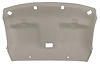 ABS Plastic Headliner for 1997-1999 Ford F-150, F-250 Standard Cab Truck [Foambacked Cloth, Ox Gray] - image 1