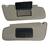 Sun Visors for 1997-1999 Ford F-150, F-250 Standard Cab Truck [Foambacked Cloth, Ox Gray] - image 1