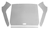 ABS Plastic Headliner for 1957-1960 Ford F-100, F-250, F-350 Standard Cab Truck [Uncovered] - image 1