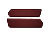 Sun Visors for 1957-1960 Ford F-100, F-250, F-350 Standard Cab Truck [Corinthian Grain Vinyl, Maroon] - image 1