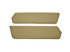 Sun Visors for 1957-1960 Ford F-100, F-250, F-350 Standard Cab Truck [Corinthian Grain Vinyl, Sandalwood] - image 1