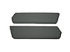 Sun Visors for 1957-1960 Ford F-100, F-250, F-350 Standard Cab Truck [Corinthian Grain Vinyl, Charcoal] - image 1