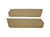 Sun Visors for 1957-1960 Ford F-100, F-250, F-350 Standard Cab Truck [Corinthian Grain Vinyl, Palomino] - image 1