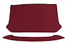 Pressboard Headliner for 1961-1963 Ford F-100, F-250, F-350 Standard Cab Truck [Small Rear Window, Red] - image 1