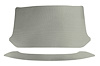 Pressboard Headliner for 1961-1963 Ford F-100, F-250, F-350 Standard Cab Truck [Small Rear Window, Gray] - image 1