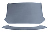 Pressboard Headliner for 1961-1963 Ford F-100, F-250, F-350 Standard Cab Truck [Small Rear Window, Light Silver Blue] - image 1
