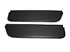 Sun Visors for 1961-1966 Ford F-100, F-250, F-350 Standard Cab Truck [Corinthian Grain Vinyl, Black] - image 1