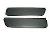 Sun Visors for 1961-1966 Ford F-100, F-250, F-350 Standard Cab Truck [Corinthian Grain Vinyl, Charcoal] - image 1