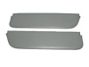 Sun Visors for 1961-1966 Ford F-100, F-250, F-350 Standard Cab Truck [Corinthian Grain Vinyl, Gray] - image 1