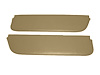 Sun Visors for 1961-1966 Ford F-100, F-250, F-350 Standard Cab Truck [Corinthian Grain Vinyl, Palomino] - image 1