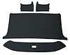 ABS Plastic Headliner for 1965-1966 Ford F-100, F-250, F-350 Standard Cab Truck [Corinthian Grain Vinyl, Black] - image 1