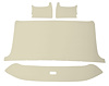 ABS Plastic Headliner for 1965-1966 Ford F-100, F-250, F-350 Standard Cab Truck [Corinthian Grain Vinyl, Off White]