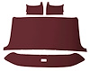 ABS Plastic Headliner for 1965-1966 Ford F-100, F-250, F-350 Standard Cab Truck [Corinthian Grain Vinyl, Maroon] - image 1