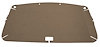 Pressboard Headliner for 1980-1983 Ford F-100, 1980-1986 Ford F-150, F-250 Standard Cab Truck [Foambacked Cloth, Medium Beige] - image 1