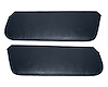 Sun Visors for 1980-1983 Ford F-100, 1980-1986 Ford F-150, F-250 Standard Cab Truck, Bronco [Madrid Grain Vinyl, Dark Blue] - image 1