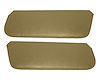 Sun Visors for 1980-1983 Ford F-100, 1980-1986 Ford F-150, F-250 Standard Cab Truck, Bronco [Sierra Grain Vinyl, Sandalwood] - image 1