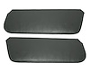 Sun Visors for 1980-1983 Ford F-100, 1980-1986 Ford F-150, F-250 Standard Cab Truck, Bronco [Sierra Grain Vinyl, Charcoal] - image 1