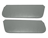 Sun Visors for 1980-1983 Ford F-100, 1980-1986 Ford F-150, F-250 Standard Cab Truck, Bronco [Montana Grain Vinyl, Gray] - image 1