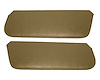 Sun Visors for 1980-1983 Ford F-100, 1980-1986 Ford F-150, F-250 Standard Cab Truck, Bronco [Sierra Grain Vinyl, Palomino] - image 1