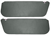 Sun Visors for 1987-1996 Ford F-150, F-250 Truck, Bronco [Without Mirrors, Foambacked Cloth, Medium Opal] - image 1
