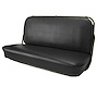 Front Bench Seat Upholstery for 1947-1955 (1st Series) Chevrolet/GMC Standard Cab Truck [Smooth, Without Pleats, Black] - image 1