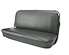 Front Bench Seat Upholstery for 1947-1955 (1st Series) Chevrolet/GMC Standard Cab Truck [Smooth, Without Pleats, Charcoal] - image 1