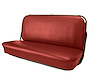 Front Bench Seat Upholstery for 1947-1955 (1st Series) Chevrolet/GMC Standard Cab Truck [Smooth, Without Pleats, Red] - image 1