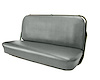 Front Bench Seat Upholstery for 1947-1955 (1st Series) Chevrolet/GMC Standard Cab Truck [Smooth, Without Pleats, Medium Gray] - image 1