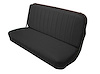 Front Bench Seat Upholstery for 1947-1955 (1st Series) Chevrolet/GMC Standard Cab Truck [With Pleats, Black] - image 1