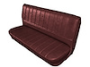 Front Bench Seat Upholstery for 1973-1980 Chevrolet/GMC Standard Cab Truck [Stationary Backrest, Maroon] - image 1